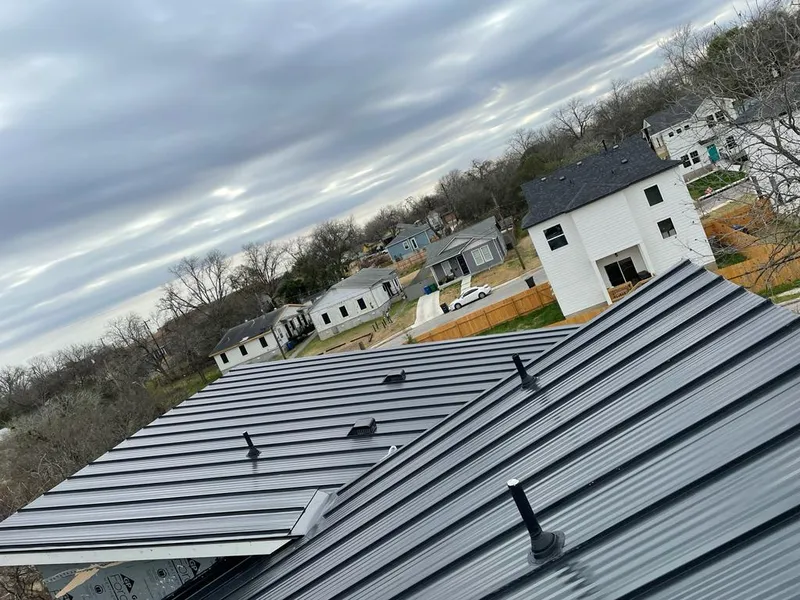 Standing seam metal roof panels with vents for Skylight Repair in Vernon